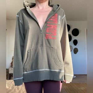 Plum Lake half zip Hoodie